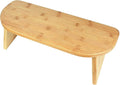 Bamboo Kneeling Meditation Bench, Locking Hinges & Free Black Canvas Carry Bag, Folding Portable Design for Outdoor use & Travel