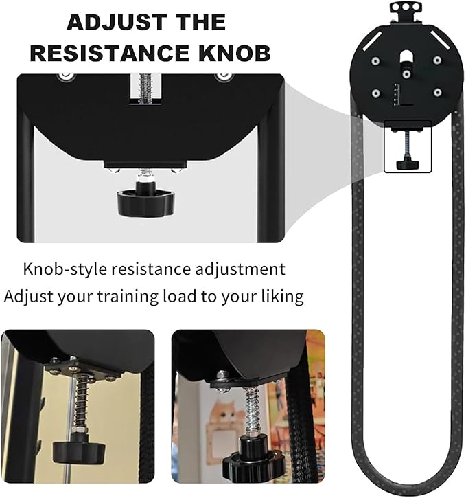 Endless Rope Machine for Home Gym - Adjustable Tricep Rope Attachment, 150kg Load Capacity, Max 30kg Resistance, Full Body Workout, Strength & Cardio Training Equipment