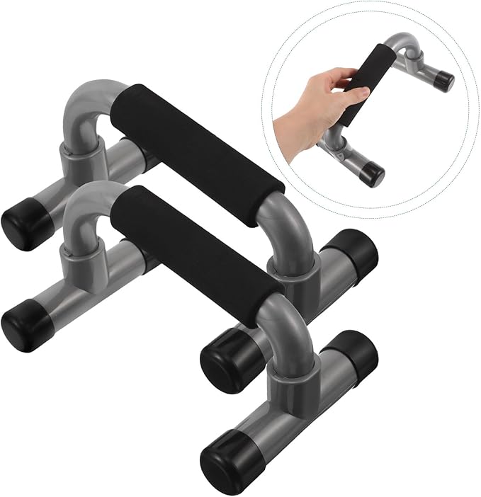 1 Pair H-structure Push up Bars Gymnastic Handles Strength Training Equipment for Home Workout Fitness Pushup Stands Suitable for Men and Beginners