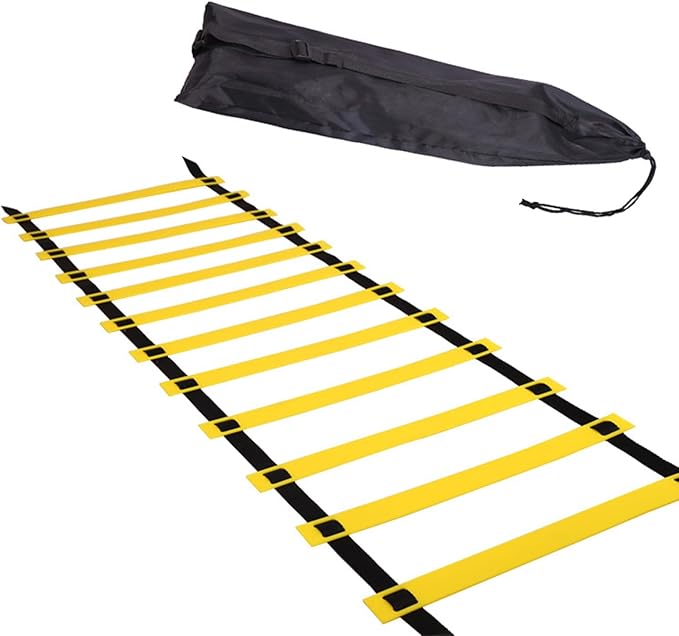 Agility Ladder Speed Training Set Exercise Ladders for Soccer Football Footworks Sports Training with Carry Bag Fitness