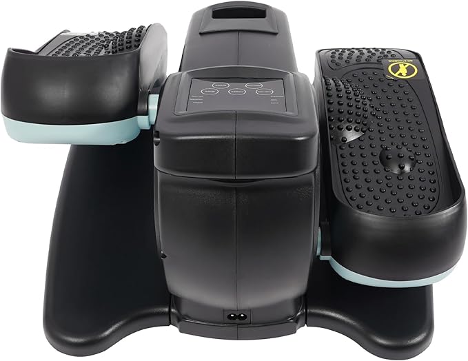 Electric Seated Pedal Exerciser, Portable Pedal Exerciser with Remote Control, Foot Pedal Exercise Machine, Forward & Reverse Direction for Home Office