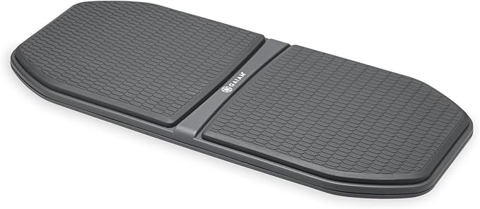 Gaiam Evolve Balance Board Standing Desk, Anti Fatigue Wobble Board for Home Office, Physical Therapy, Exercise Equipment, Stability Rocker for Constant Movement, Increase Focus, Floor Mat Alternative
