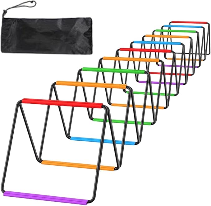 Agility Ladder Football Footwork Ladder for Men Women and Kids Folding Jumping Hurdles for Foot Exercise Fitness