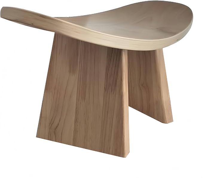 Solid Wood Ergonomic Kneeling Stool. Suitable for Temple Ceremonies, Tea Ceremonies, Meditation, Yoga, as Well as Home Fitness Assistance Chair(Medium Size for Height 160CM-180CM(63-70.8 in)