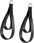 2Pcs Pilates Double Loop Straps for Reformer Comfortable Grip D Rings Strap Handle for Improve Flexibility Strength Dexterity