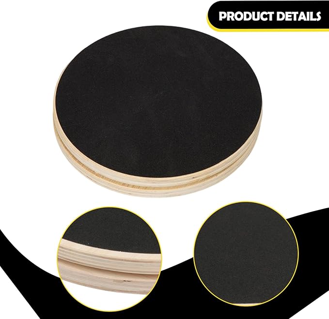 Waist Twist Disc Ab Twist Board Anti Slip Sturdy Fitness Tool for Home Gym Wood Stomach Exercise Equipment Full Body Workout