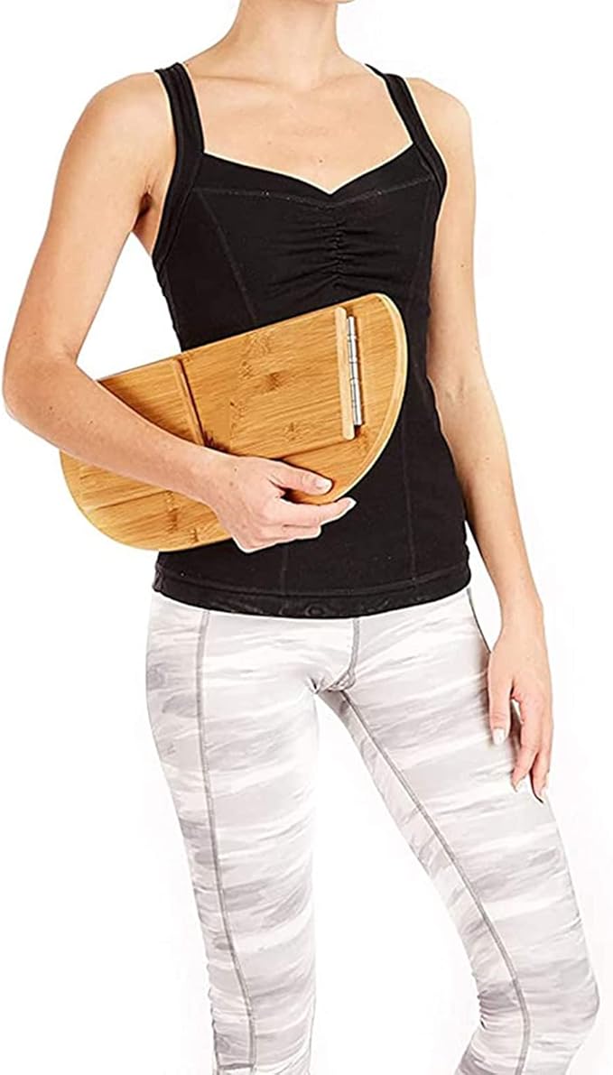 Foldable Meditation Bench Made from 100% Organic Bamboo, Stable Prayer Bench with Carrying Bag, Contemporary Prayer Stool, Yoga Stool, Kneeling Meditation Bench