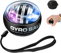 Wrist Ball, 2025 Upgraded Wrist Ball Exerciser, Auto-Start Gyroscopic Forearm Exerciser, Enhance Grip Strength, Hand Strengthening Devices, Adjustable Resistance, with LED Lights