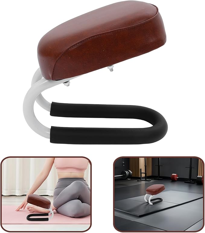 Veemoon Zen Meditation Stool Prayer Bench Kneeler with Non-Slip Cushion Portable Seiza Sitting Stool for Yoga Mindfulness and Home Prayer Use