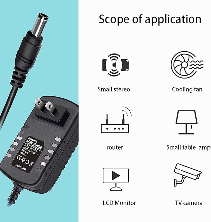AC Adapter Compatible with Hyperice Vyper 1.0 2.0# 30000 001-00 Foam Roller Power Supply