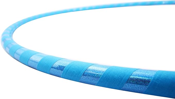 Weighted Beginner Fitness Hula Hoop for Adults - Exercise Hoop for Weight Loss & Core Workout - Large Diameter Hoop for Easy Learning - Handmade in USA - Multiple Sizes & Colors