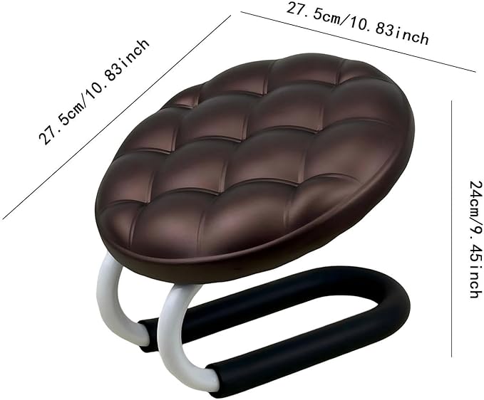Kneeling Meditation Stool, Seat Ergonomic Chair Comfortable Meditation Bench Prayer Bench for Studio Praying Kneeler Adults, Brown