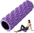 Foam Roller High Density Deep Tissue Massager for Muscle Massage Myofascial Trigger Point Release Improves Mobility Massage of The Back and Leg Muscles - 15" (Purple)