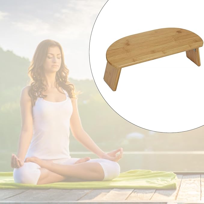 Compacts Bamboos Meditations Benches Multifunctional Kneeling Wood for Home Or Outdoor Use Kneeling Meditations