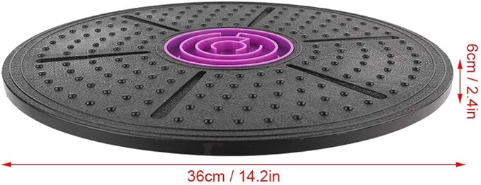 Labyrinth Balance Board, Yoga Balance Board with Maze, 14.6inch Plastic Wobble Stability Board Core Strength Fitness Disc for Home Gym Workout 150KG Load