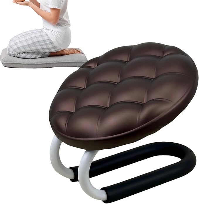 Kneeling Meditation Stool, Prayer Bench Versatile Portable Chair for Home Yoga Studio, Comfortable Prayer Bench for Daily Use