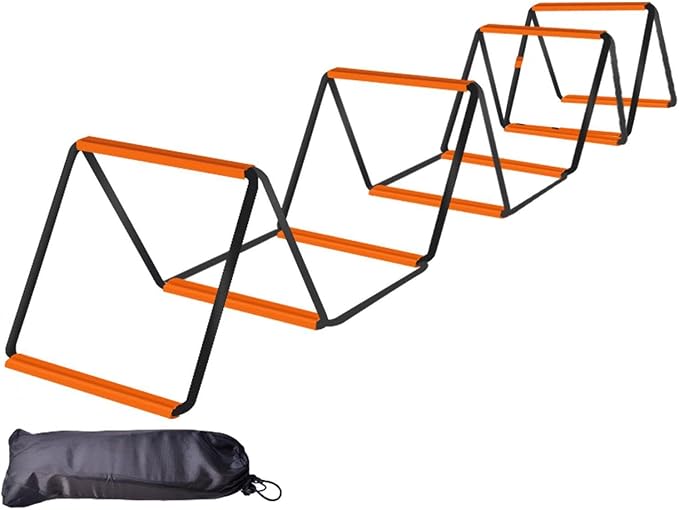 Agility Ladder Football Footwork Ladder Balance Foldable Agility Training Equipment Speed Ladder for Outdoor Sports Workout
