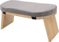 Folding Meditation Bench, Kneeling Stool with Soft Cotton Cushion & Non Slip Pads, Ideal for Zen Meditation, Relaxation & Home Yoga