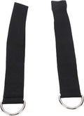Double Loop Pilates Straps, Cotton and Neoprene Material, Adjustable Design with D Metal Buckle for Home Gym Workouts