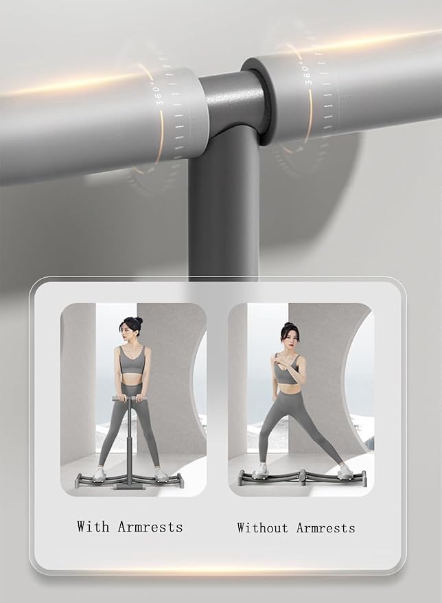Foldable Ski Machine Ski Simulator Leg Exercise Equipment Weight Loss Thin Legs Pelvic Floor Trainer for at Home Gym(Pink,Without armrests)