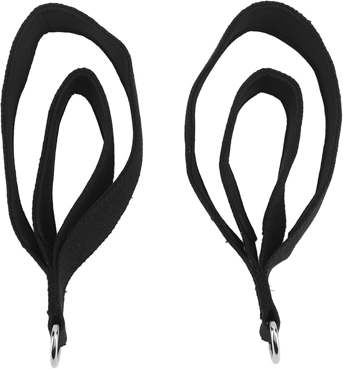 SUNGOOYUE Pilates Adjustable Length Practical Double Loop Straps for Pilates Beds, 2 Pcs D Exercise Straps