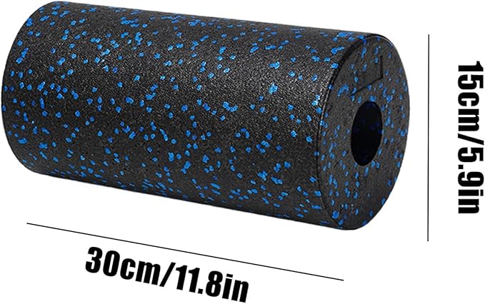 Foam Roller - Deep Tissue Massager, High Density Muscle Relaxer, Fitness Recovery Tool | for Back Legs Arms Neck Foot Yoga Pilates Stretching Exercise Workout Gym Travel