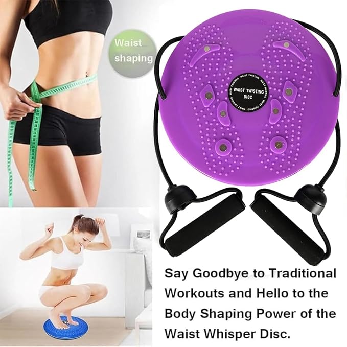 Waist Sculptor, 2026 New Waist Sculptor Twister, Body Shaping Waist Sculptor Twist with Drawstring and Foot Massage, Home Gym Workout Equipment for Exercise, Legs, Buttocks, Hip Exercise