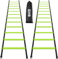 GHB Pro Agility Ladder Agility Training Ladder Speed 12 Rung 20ft with Carrying Bag