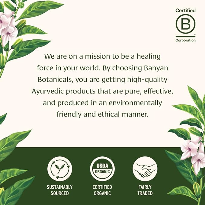 Banyan Botanicals Mahanarayan Oil – 99% Organic Ayurvedic Massage Oil – Penetrating Herbal Oil Used to Warm, Comfort, and Soothe Joints and Muscles – 2 oz. – Non GMO Sustainably Sourced Abhyanga Oil
