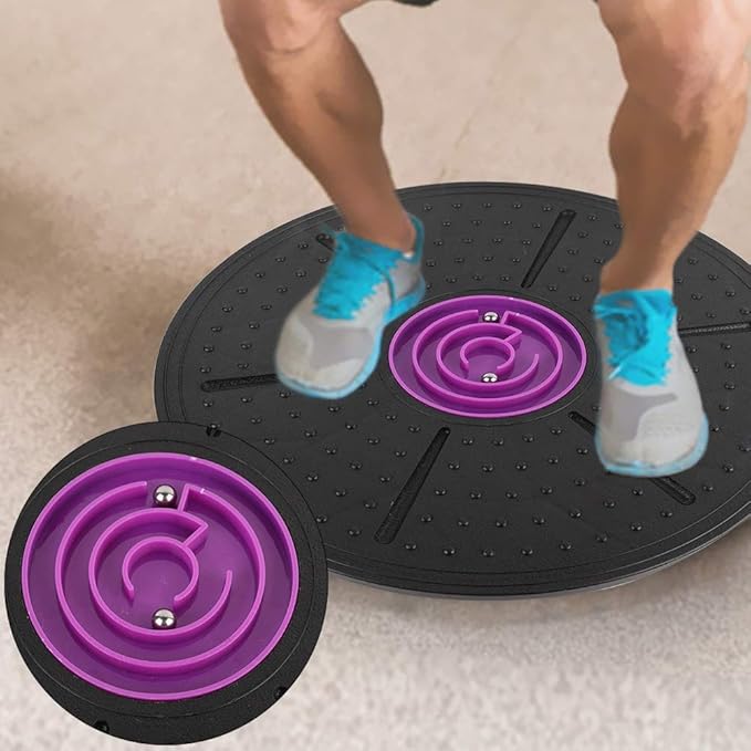 Labyrinth Wobble Board Yoga Training Fitness Balance Board Balance Wobble Exercise Stability Disc