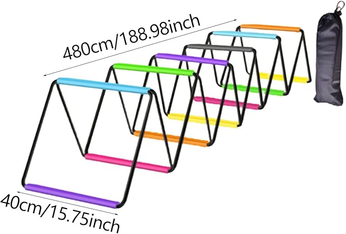 Agility Ladder Football Footwork Ladder Flexible Agility Training Equipment Jumping Hurdles for Foot Exercise Volleyball