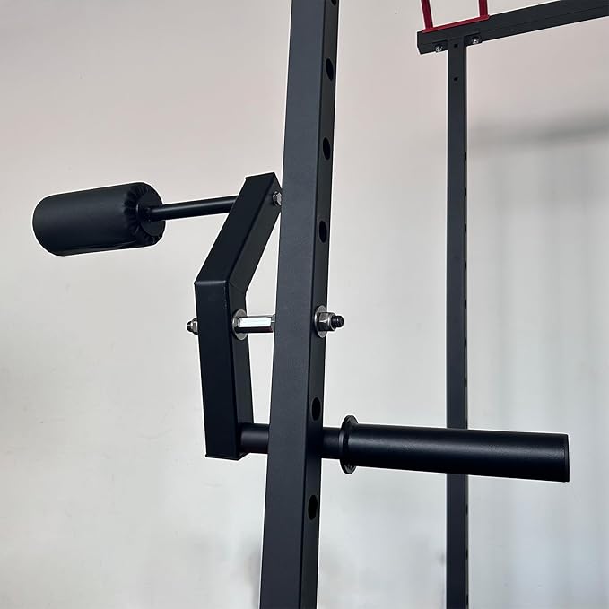Upgraded Rack Mount Neck Traniner, Neck Machine Strengthener for Muscles Training, Neck Workout Equipment Power Rack Attachment for Home Gym Fitness