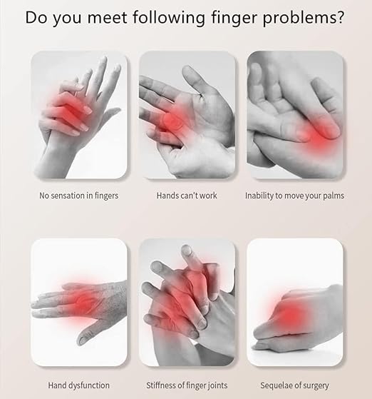Rehabilitation Robot Glove for Stroke, Robotic Hand Stroke Recovery Equipment, Fingers Strength Training Device for Hemiplegia, Strength Adjustable (Right Hand-XL)