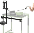 Arm Strength Training Device, 440.92 Lbs Load Capacity Arm Wrestling Training Pulley System Kit, Forearm Workout Table Professional Equipment, Wrist Strength Trainer for Home, Gym