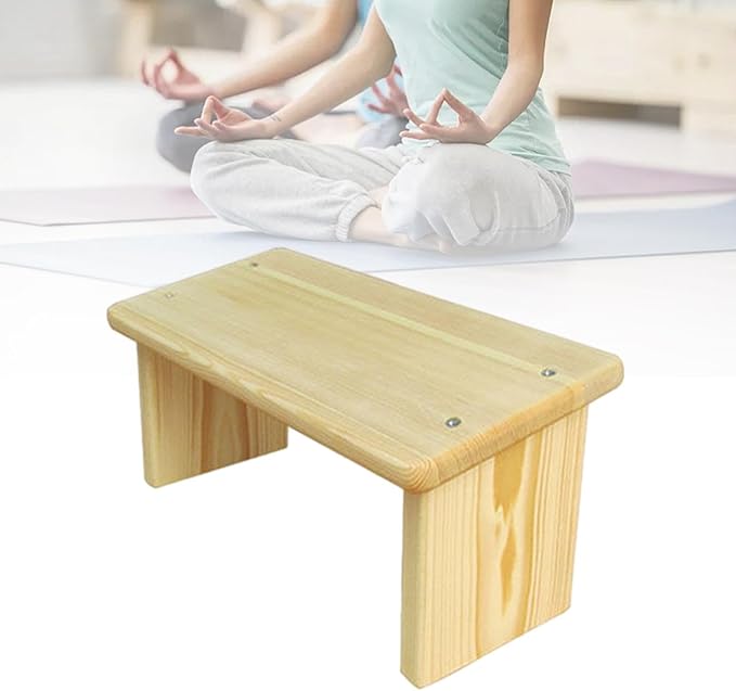 Wooden Kneeling Bench for Meditation and Prayer