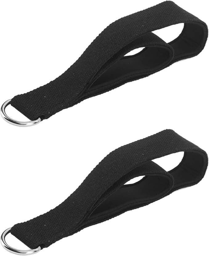 Pilates Double Loop Straps for Home Gym Workout, Adjustable Pilates D Loops for All Skill Levels, 2 Pcs Anti Slip Straps Practice Auxiliary Equipment