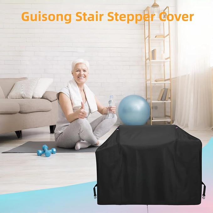 Elliptical Exercise Machine Cover for Sunny Health and Fitness Smart Recumbent Bike,Heavy Duty Fitness Equipment Cover for Cycling Workout Machine,64"L x 29"W x 48"H