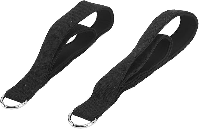 SUNGOOYUE Pilates Adjustable Length Practical Double Loop Straps for Pilates Beds, 2 Pcs D Exercise Straps