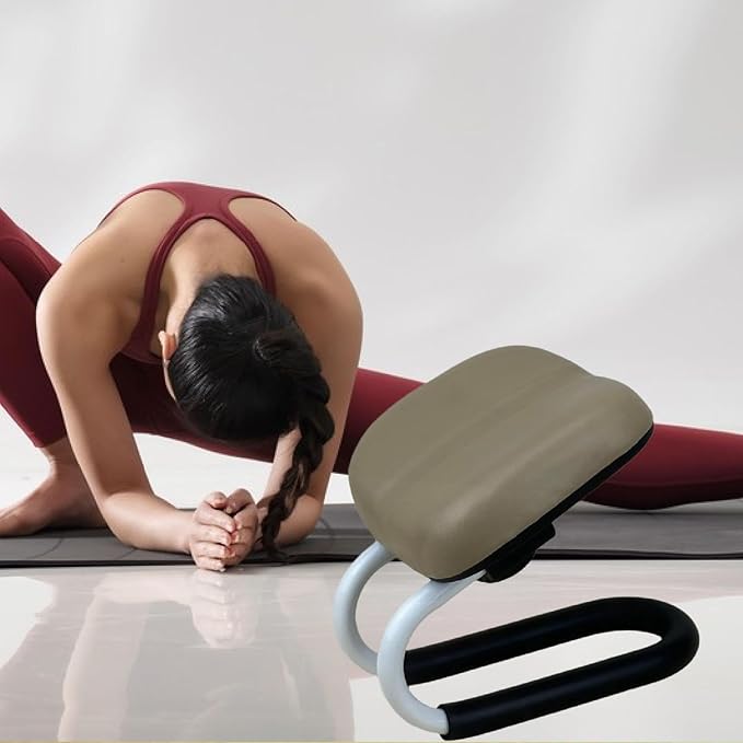 Meditation Bench Kneeling Stool Adjustable Height for Pilates