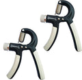 Strengthener Hand Grip 2 Pack Kid Boys Girls Teenager Strength Trainer Number Counter Forearm Finger Wrist Gripper Exerciser 5-30kg Adjustable Stretcher Squeezer Workout