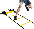Agility Ladder Flexibility Speed Ladder, Sports Training Set,Fitness Jumping Ladder Footwork Sport Equipment,for Kids/Adults Outdoor Training(Size:6m)