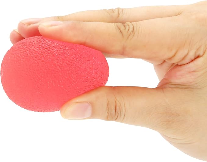 Hand Squeeze Stress Balls Set with Carry Bag 3 Resistance, Finger Wrist Arthritis Therapy Rehab Exerciser, Carpal Tunnel, Stroke Rehabilitation Equipment