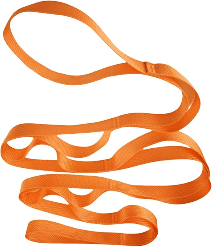 Pilates Stretching Strap with Loop Stretch for Physical Therapies Not-Elastic Exercise for Pilate Dance Stretching Yoga Strap