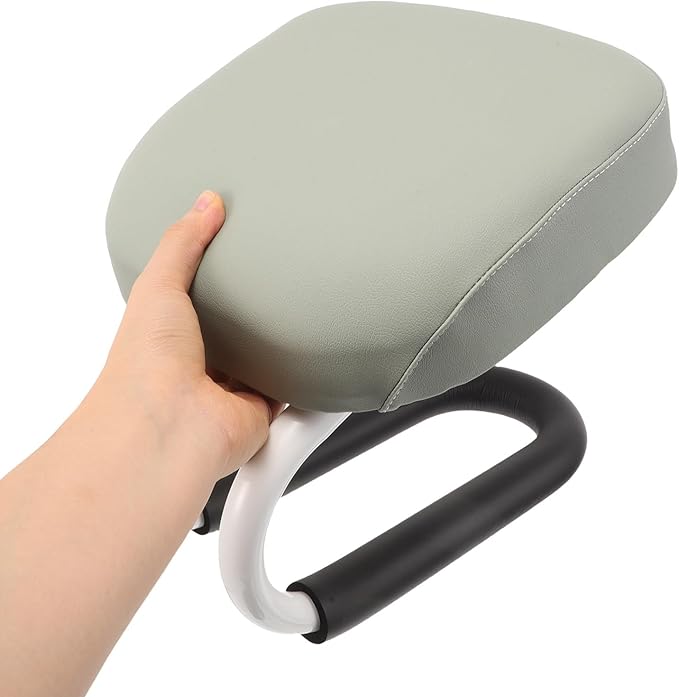 Healifty Ergonomic Meditation Bench with Non-Slip Cover, Portable Prayer Stool for Kneel Sitting, Lightweight Yoga Seat for Mindfulness and Temple Use, Size 2 Light Green