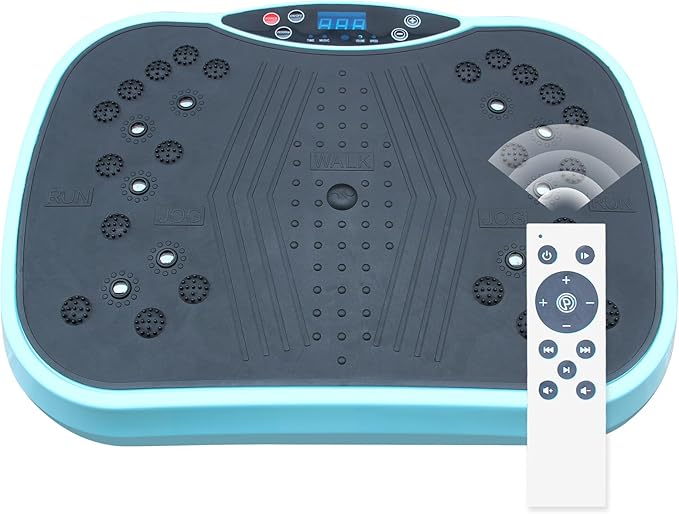 Vibration Plate Exercise Machine Whole Body Vibration Platform for Home Workout, Fitness Equipment for Weight Loss, Muscle Toning, and Full-Body Training