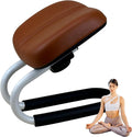 Meditation Stool Prayer Bench Chair for Home Yoga Studio Adjustable Height Kneelers for Praying with Sponge Cushion and Non-Slip Leg Sleeve Reduce Stress During Long Meditation Or Sitting