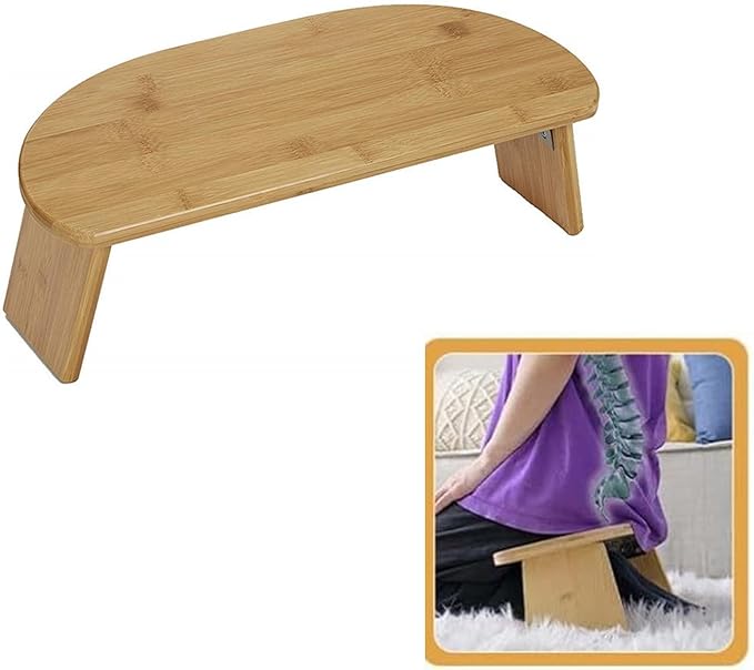 Meditations Benches Bamboos Meditations Stool Folding Kneeling Benches for Travel and Home Use Portables