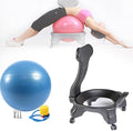 Yoga Ball Chair,Fitness Balance Ball Chair,Balance Ball Chair,Exercise Stability Yoga Ball Chair,for Exercise & Balance (Blue)