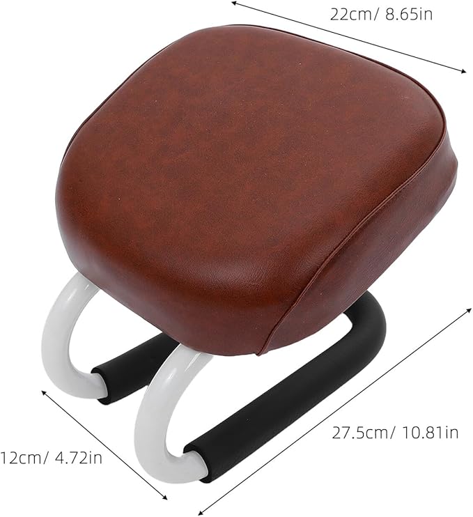 Zen Prayer Stool and Padded Floor Bench, Metal Meditation Kneeler with Anti-Slip Cushion, Suitable for Yoga, Mindfulness, and Prayer Practices