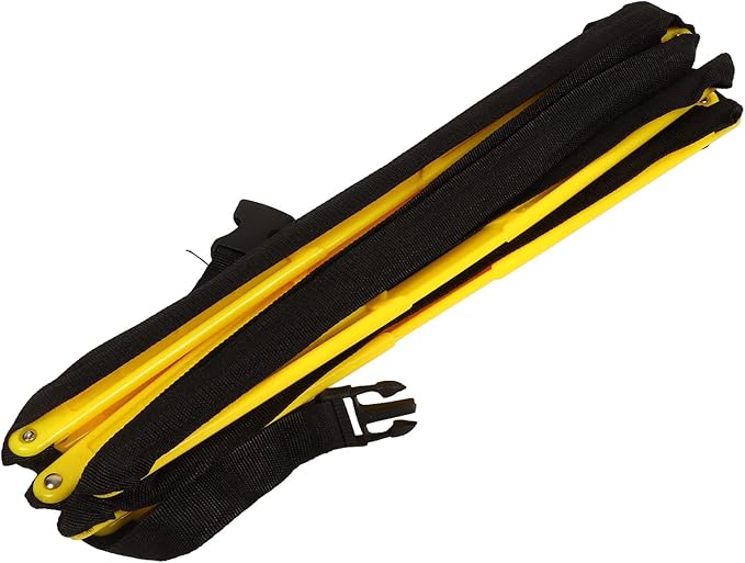 Hapivida Speed Agility Training Ladder 2.6m Fixed Agility Ladder, Football Basketball Training Equipment with Carry Bag for Sports Fitness and Athletic Drills
